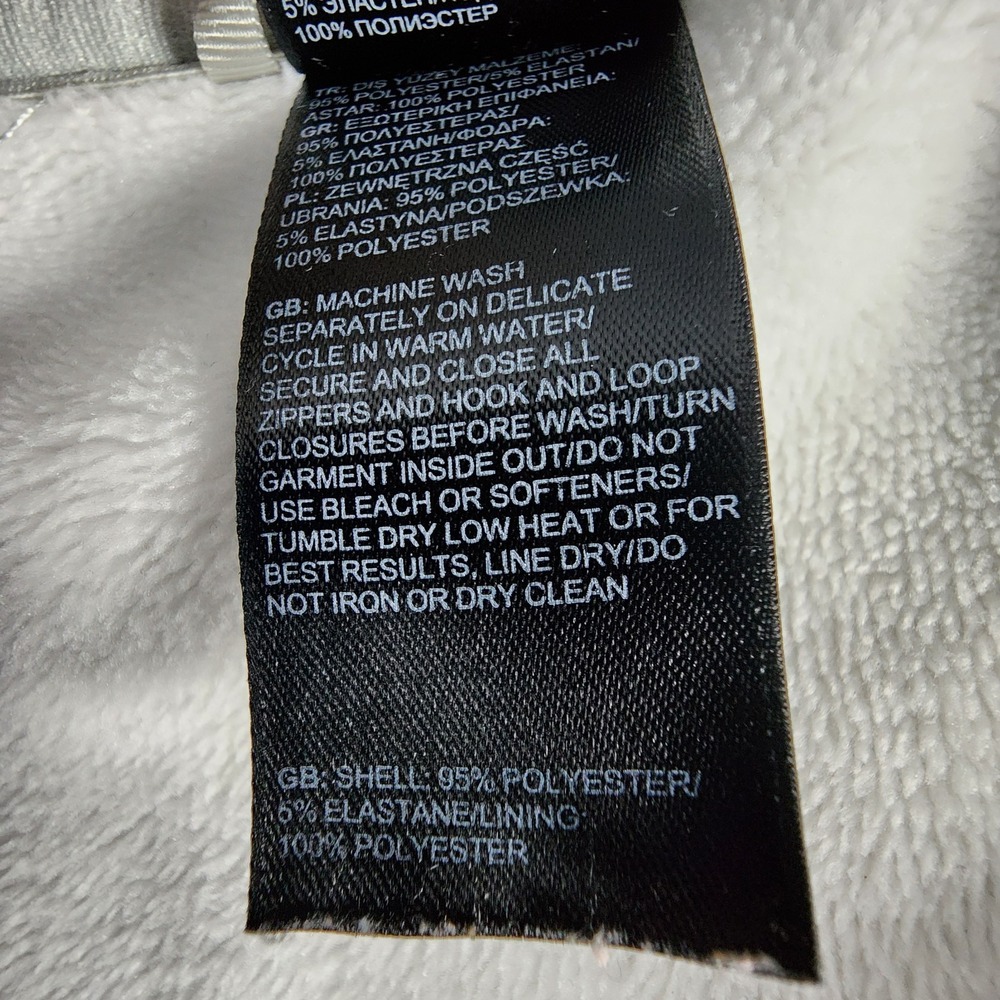 The North Face Agave Fleece Full-Zip Jacket Gray Women's Size‎ Medium - Picture 8 of 11